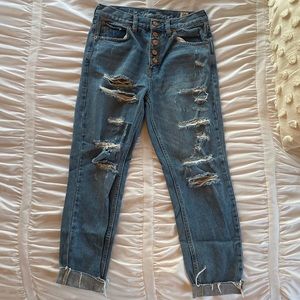 Free people HR ripped jeans